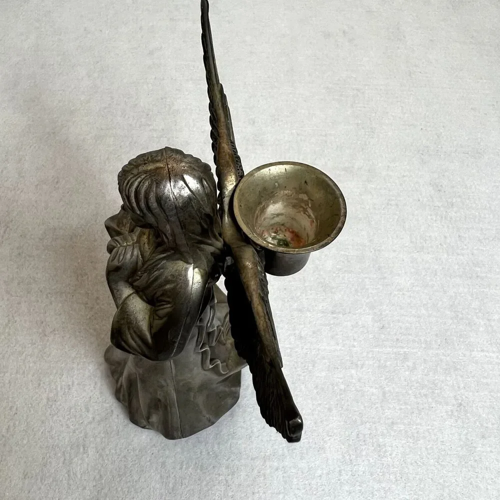Vintage International Silver Co Angel Candle Holder